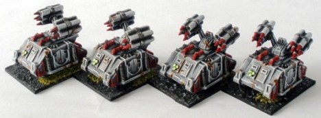 Sin Eater Whirlwing Artillery Support Vehicles