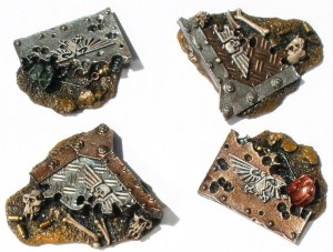 Boobytraps: note the concealed grenades