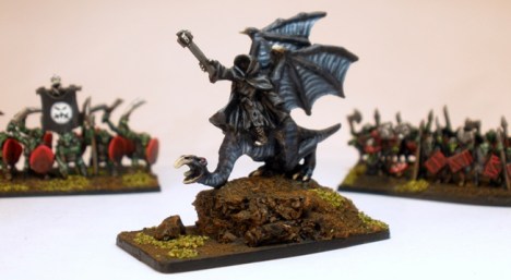 10mm Nazgul mounted on Fell Beast