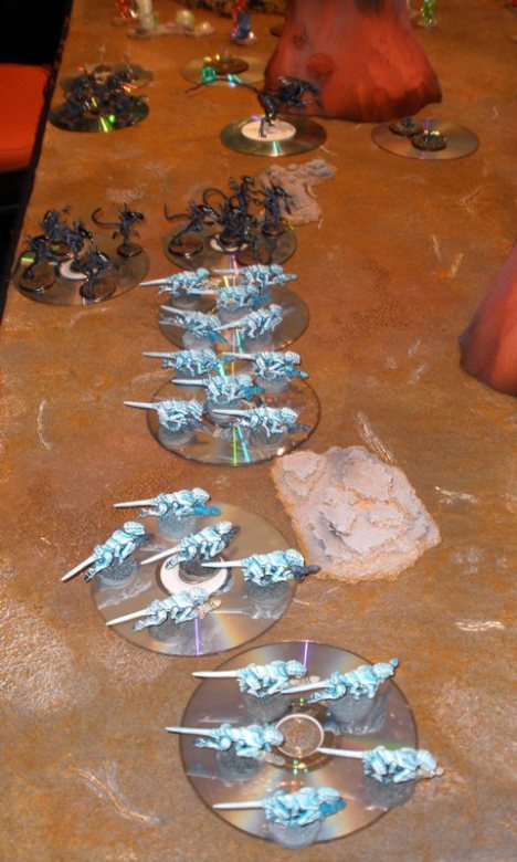 Bugs on the baseline.  That phot would look significantly cooler if the CDs were camouflaged a bit.