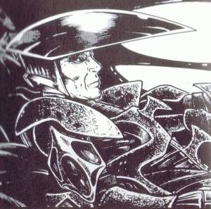 Lustram Locarno, the example navigator from Rogue Trader