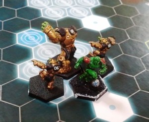 The Electro Motive Force star striker executes a flip-six-three-hole play and scores.