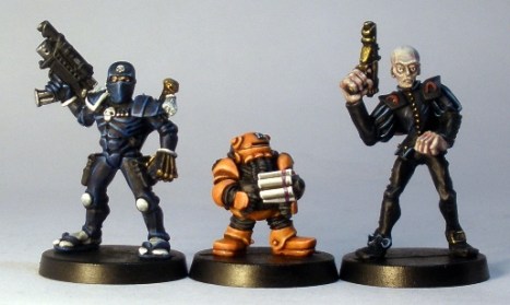 L to R: RT Assassin, the first  Squat, RT Navigator