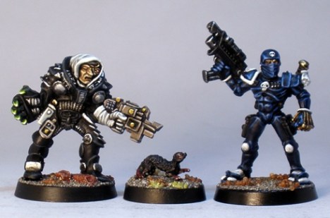 L to R: GW Inquisitor, Reaper Ferret Familiar, GW Assassin