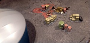 The Ursa Miner engineer deploys in the North East alongside a UM trooper.  The remaining troopers are responding t the alarm that has sounded and are heading toward the battlefield.