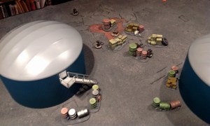 ...while the UM troopers deploy to counter the threat.