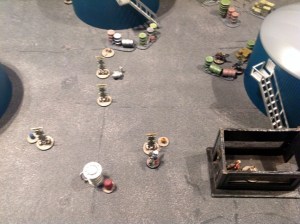 A firefight erupts while Rosa searches the building.