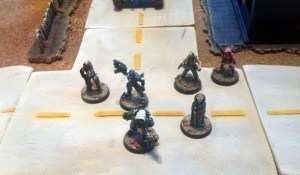 The Inquisitorial retinue are searching for the captured Ursa Miner Huscarl.