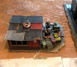 Troopers prepare for attack.