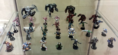 DreadBall Miniatures in the Mantic Studio