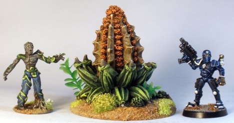 L to R: Spiker Victim, Spiker, Imperial Assassin