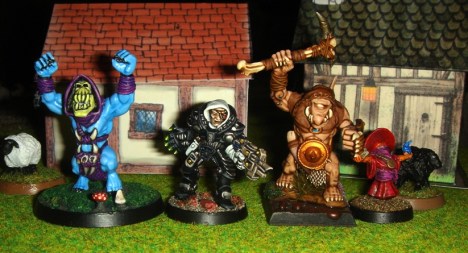 L to R: Skeltork/theottovionbismark, Inq. Verhoeven/cheetor-sho3box, Fimm Warrior/Mr Saturday, Orko/Just John