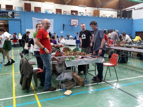 "Tokusatsu super-sentai team, Ninja Storm, Gamer Form, Power Up!" L to R: theottovonbismark (almost hidden), Just John, Mr Saturday, me.