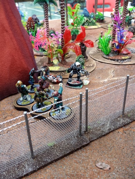 Milo finally extracts the keycard from the servitor and hands it to the Inquisitor, just before a pack of undead envelops him.  "Milos brave sacrifice will allow me to continue toe Emperors work ater I get over that fence.  It is as He wills it" mutters Inquisitor Verhoeven to nobody in particular.