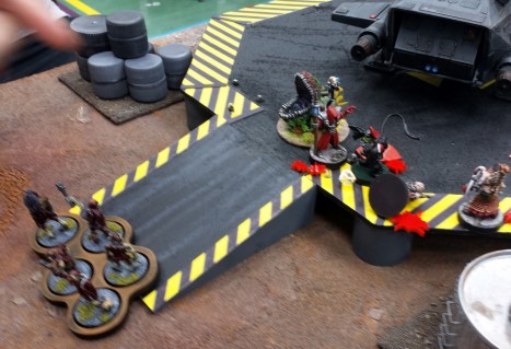 ...with very significant further chaos caused by a carnivorous plant bursting through the landing pad and attacking ork and hybrid alike.  Verhoeven rubs hs gauntleted hands together, preparing to slip aboard the vessel in the confusion.  But he fails to get over the fence due to the pathetic cries of "Dont leave me!!!" from the injured ALF, grasping at his greaves.