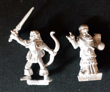 L to R: Unreleased Wood Elf, Unreleased Marauder Wizard.