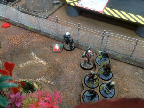 Verhoeven rubs hs gauntleted hands together, preparing to slip aboard the vessel in the ensuing confusion, but fails to get over the fence due to the pathetic cries of "Dont leave me!!!" from the injured ALF, grasping at his greaves.