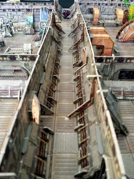 Cypher begins the long crawl down the Western corridor...