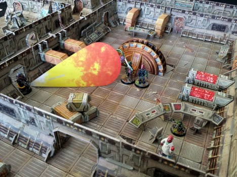 Which is then followed up by a fiery enfilade by Holy Smoke from the opposite side of the room.