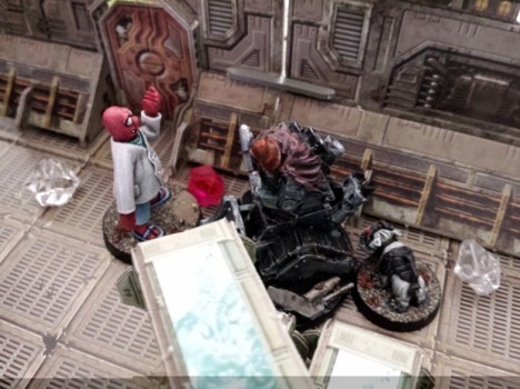 The three way battle rages...