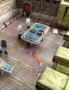 The station overseers log is available from a pad in the barracks.