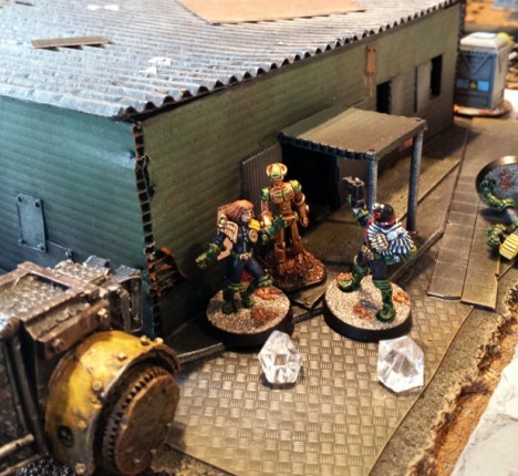 Judges Serpico and Geller play "Bad Cop, Bad Psychic Cop" with cybernetic informant S1D.