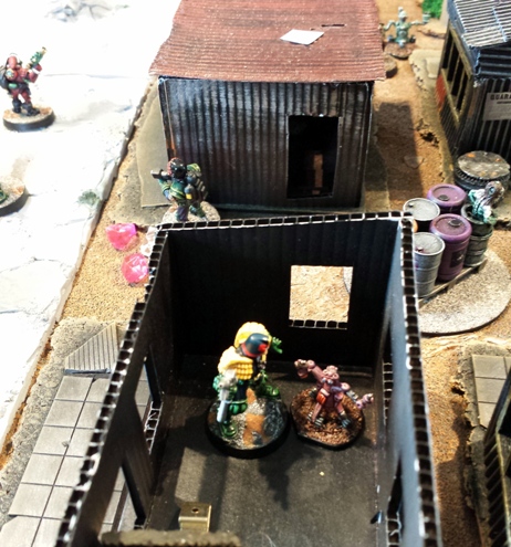 Judge Plodd strongarms cybernetic life-form J00N.