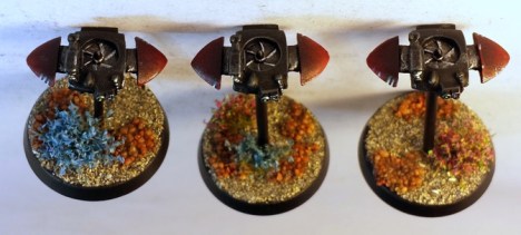 Top down, pretty nasty photos of the drones.  Cute models though.