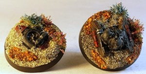 Wrecked drones.  they dont look like much here, dodgy photo and everything, but they will be useful in game.