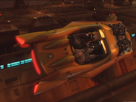 Like the Fifth Element vehicles, the raygun gothic style of the vehicles flying around Coruscant in Star Wars episodes 1-3 also appeal to me.