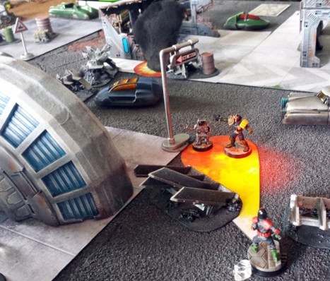 The wounded Judge Borzilov makes a last minute attempt to stop the indomitable Senior Judge Murphy from gathered vital intel gained by Walter the Wobot.  He  fails.  +1 to the forces of dubiously beneficial Capitalism!