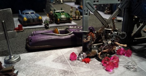 Part woman, part hedge trimmer, all pain-in-the-ass Codename: Anarchy manages a to hit a gas main while flailing at Milo and Jodorowsky.  The resulting explosion would hamper both sides for the rest of the engagement.