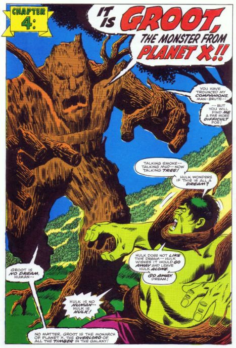 Groot was chattier in the seventies.