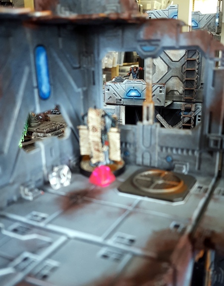 ...'twixt cybernetically modified bureaucrat and biologically altered human.