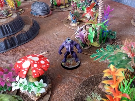 The Cudbear guardian of the ancient biotech shrine.