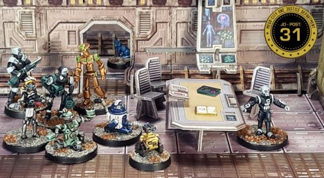 P3R-C treats the house staff to another of his "When I served in the Apocalypse War..." stories. 