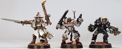 L to R: Ordo hereticus Inquisitor Jodorowsky, Ordo Sepulturum Inquisitor Raimi, Ordo Xenos Inquisitor Verhoeven