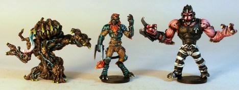 L to R: Avaran Treebeast, Yndij Reaver, Convict Grogan Thug