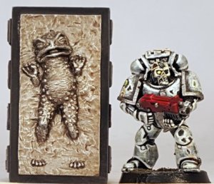 Quite a large frog person.