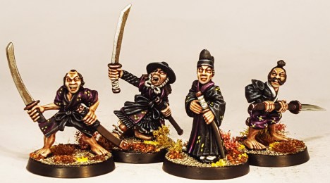 Three alongside the first ronin from last time.