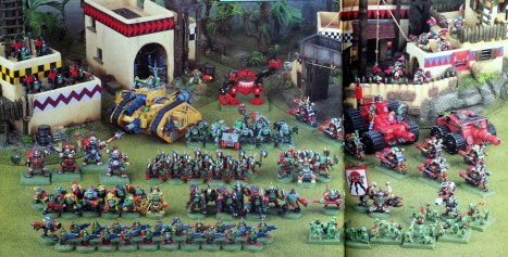 Note the converted version of this Monolith Gobsmasha on the extreme right of the shot.