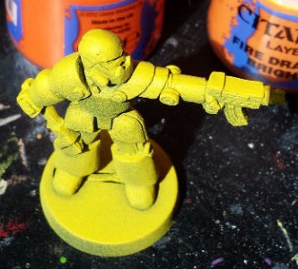 Step 1a: Top view of similar model