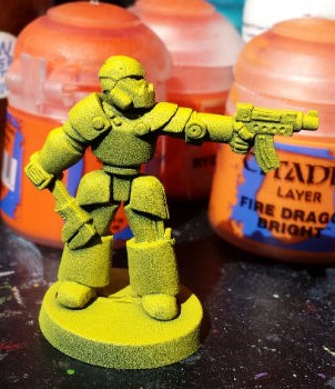 Step 1b: Front view of similar model