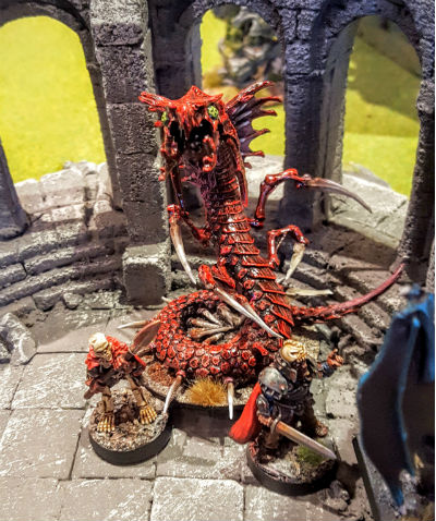 "RAWR!" cried the overexposed wyrm. "BRRAAAPPPP!" cried Bad Ash's trousers.